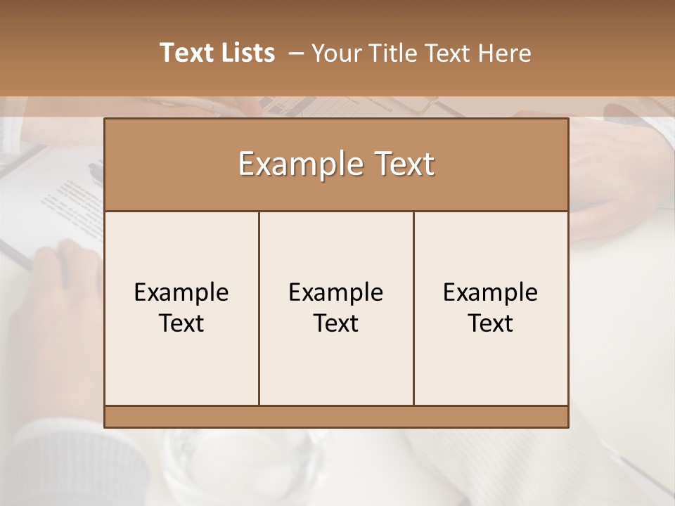 Working Presentation PowerPoint Template