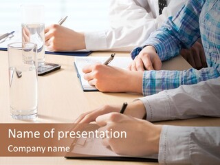 Working Meeting PowerPoint Template