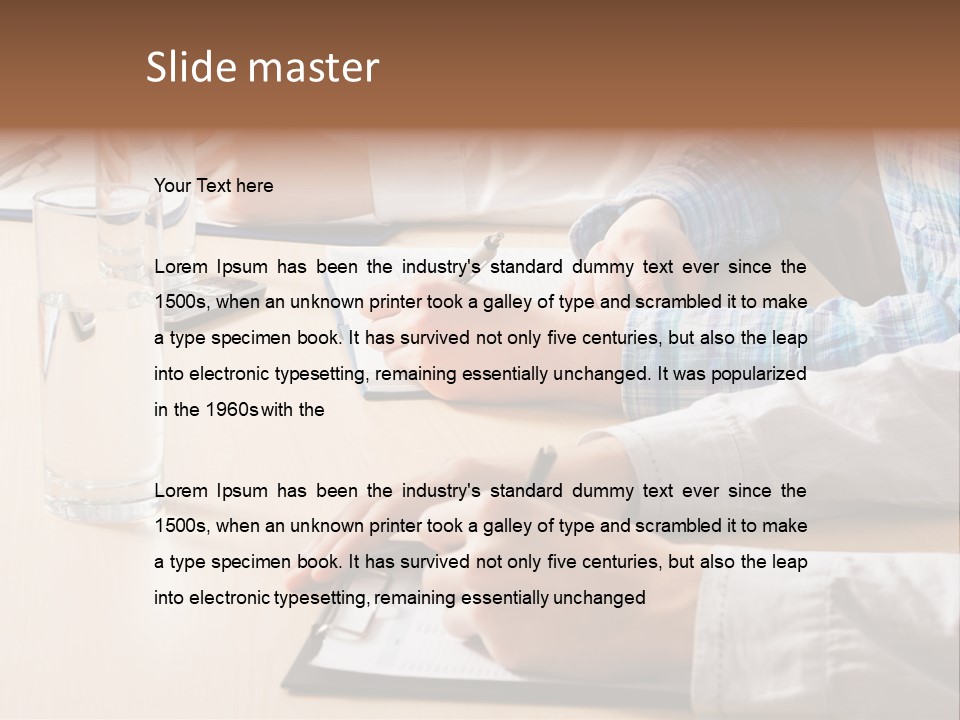 Working Meeting PowerPoint Template