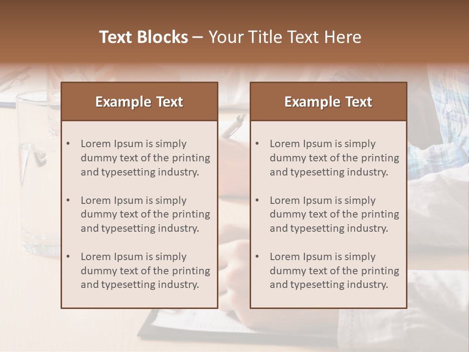 Working Meeting PowerPoint Template