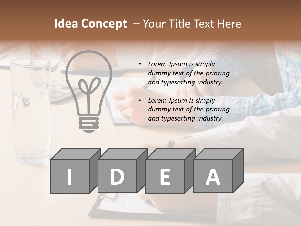 Working Meeting PowerPoint Template