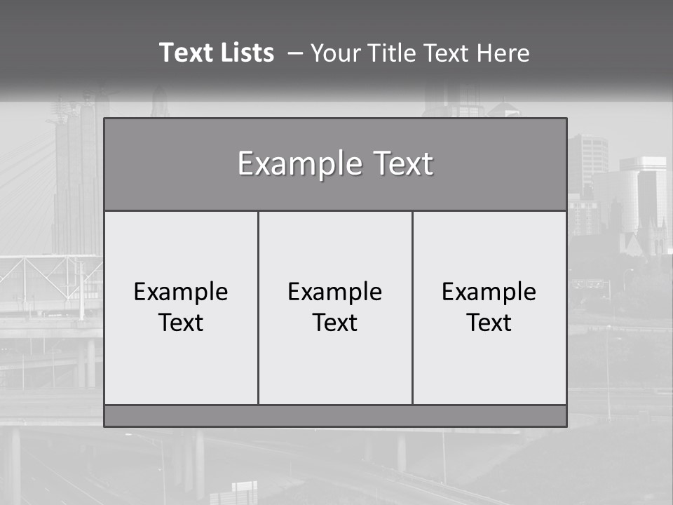 Big City PowerPoint Template
