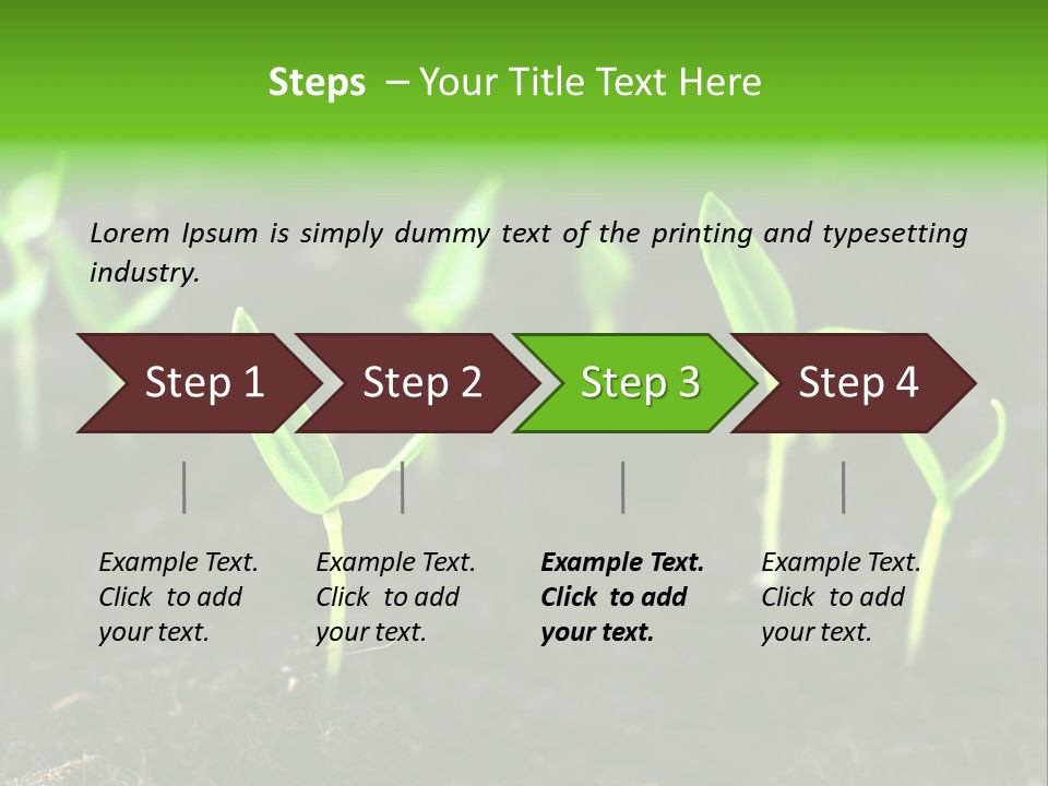 Seed Growth PowerPoint Template