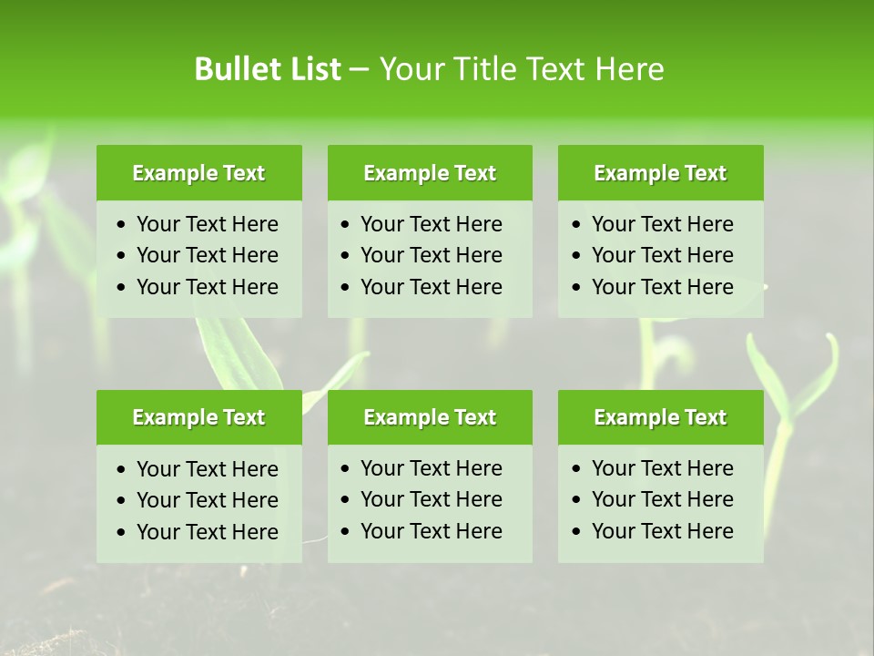 Seed Growth PowerPoint Template
