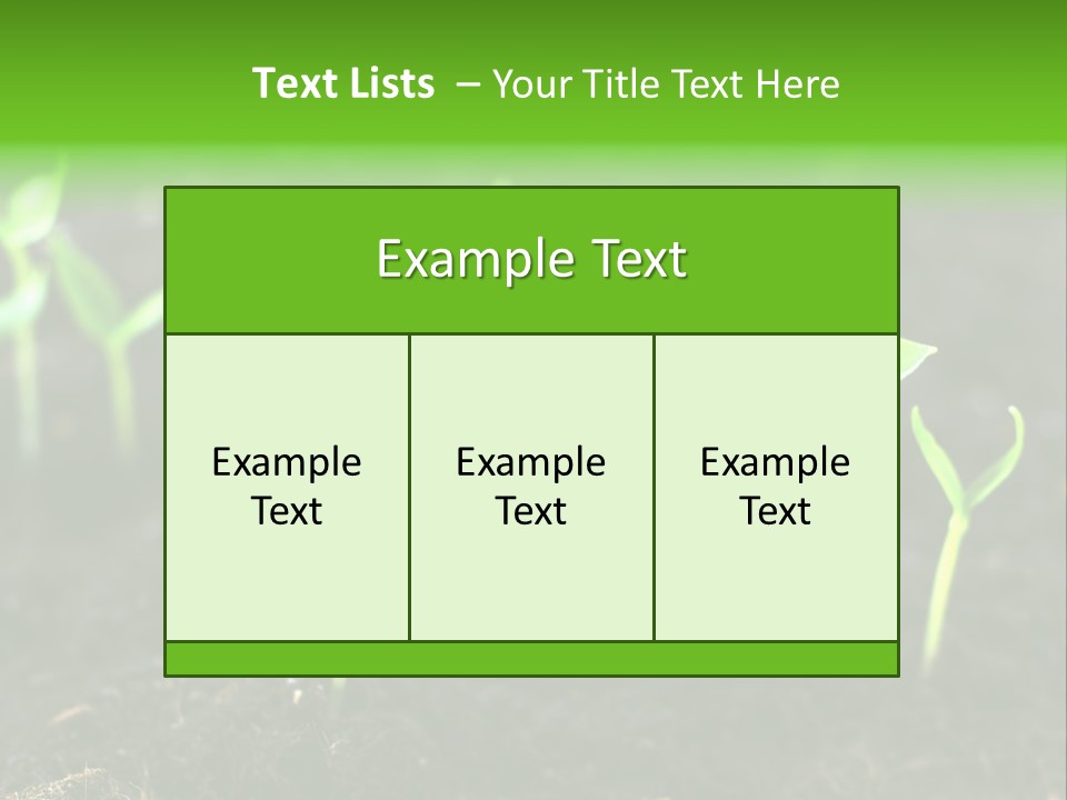 Seed Growth PowerPoint Template