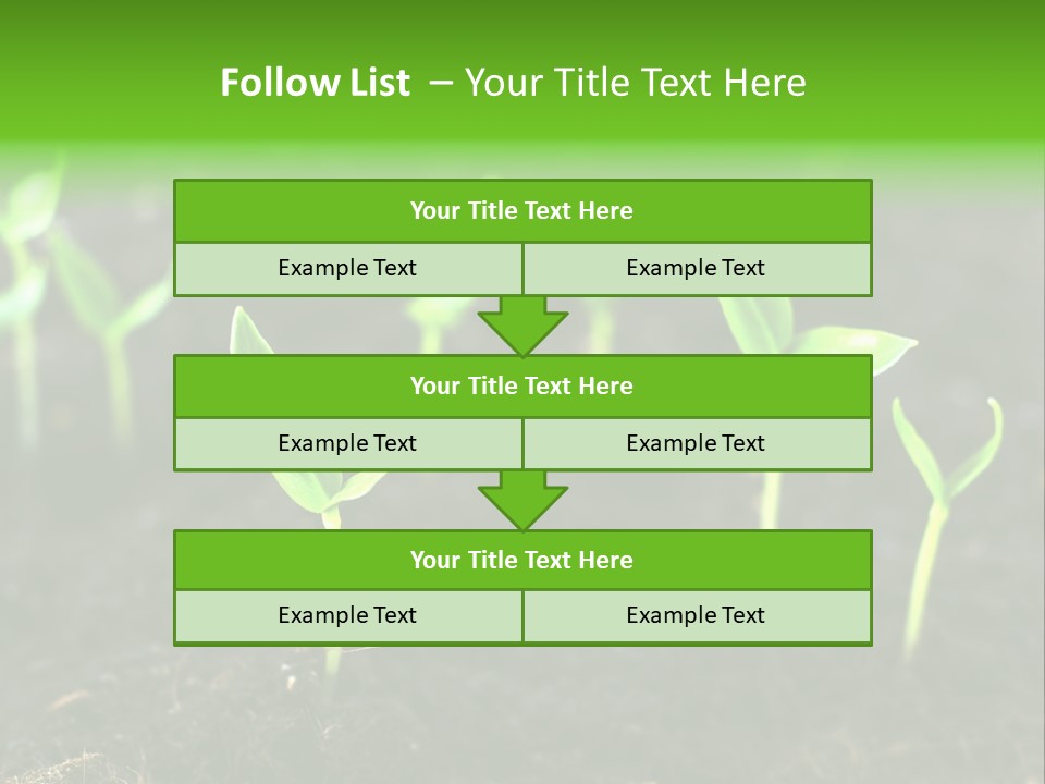 Seed Growth PowerPoint Template