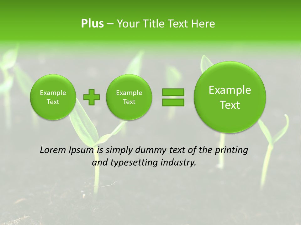 Seed Growth PowerPoint Template