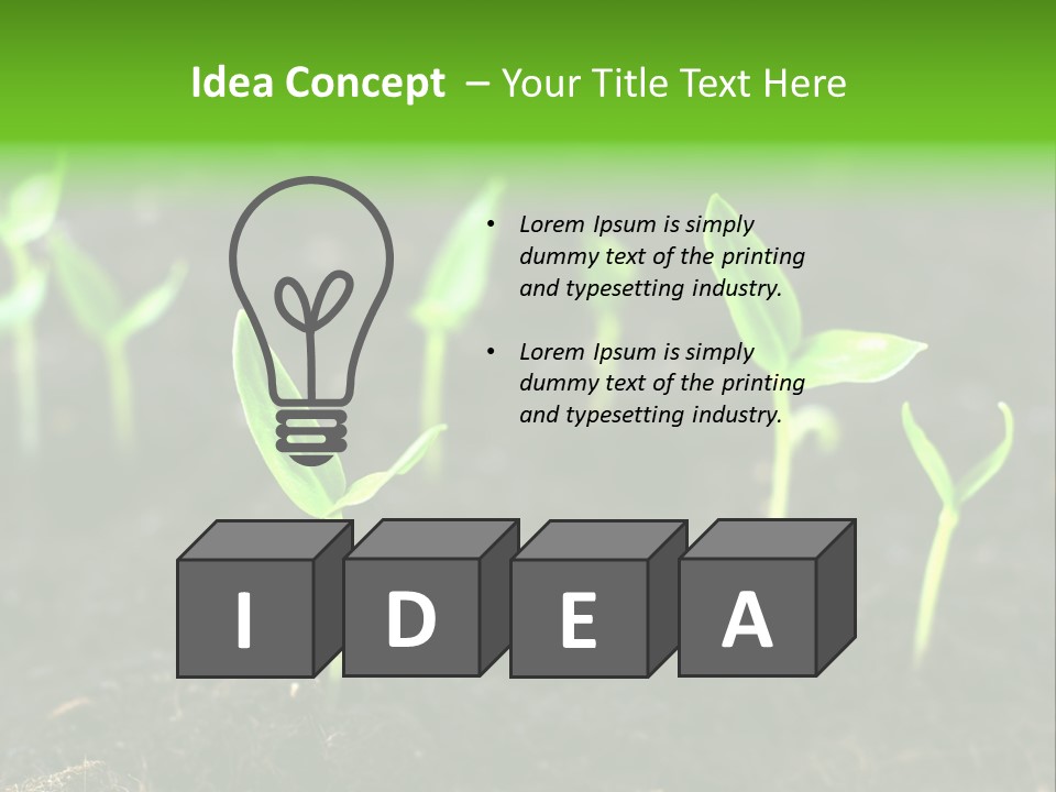 Seed Growth PowerPoint Template
