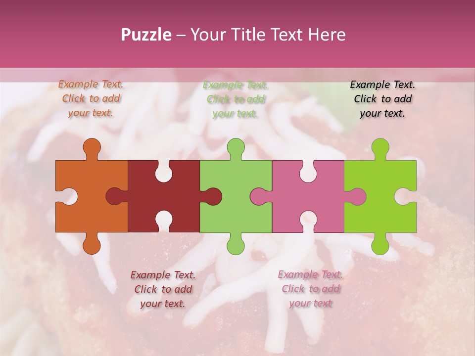 Meat In Batter PowerPoint Template