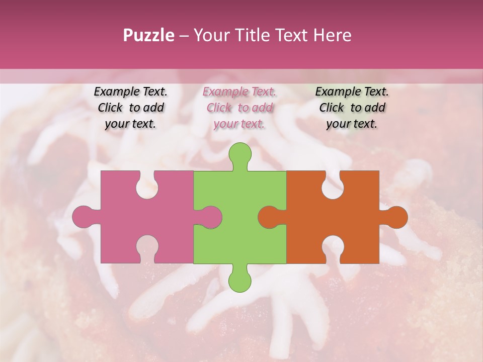 Meat In Batter PowerPoint Template