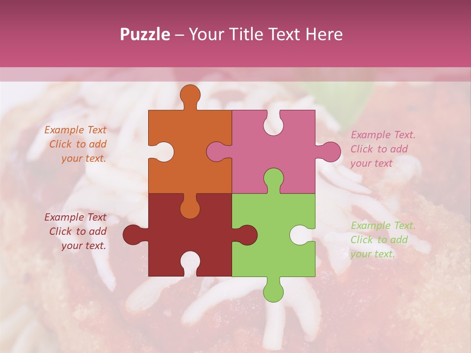 Meat In Batter PowerPoint Template