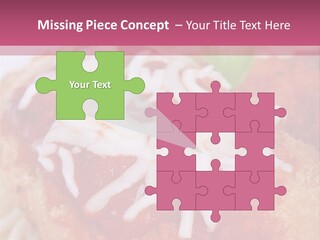 Meat In Batter PowerPoint Template