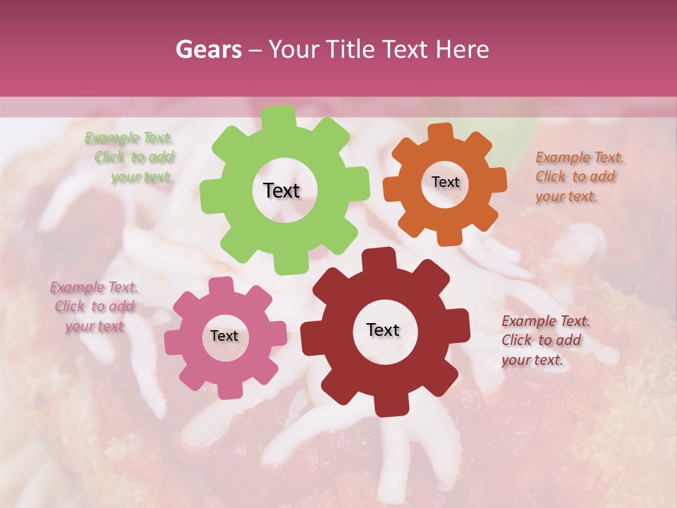 Meat In Batter PowerPoint Template