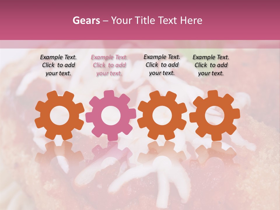 Meat In Batter PowerPoint Template