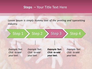 Meat In Batter PowerPoint Template