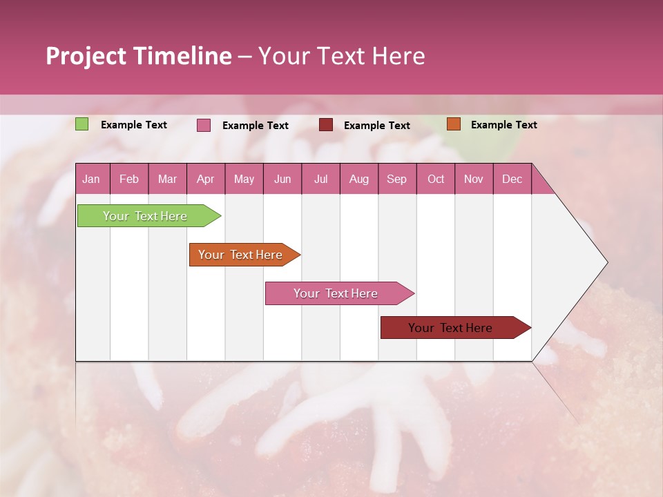 Meat In Batter PowerPoint Template