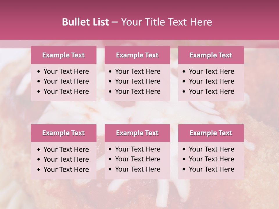 Meat In Batter PowerPoint Template