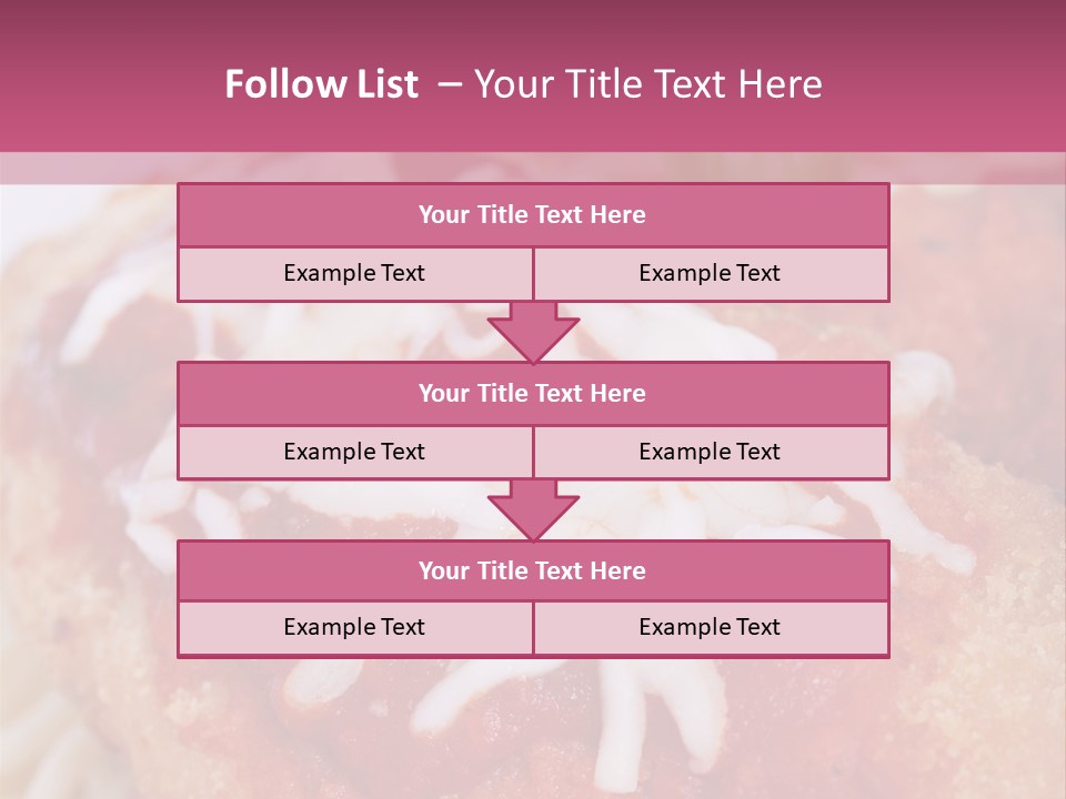 Meat In Batter PowerPoint Template