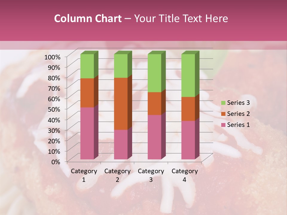 Meat In Batter PowerPoint Template
