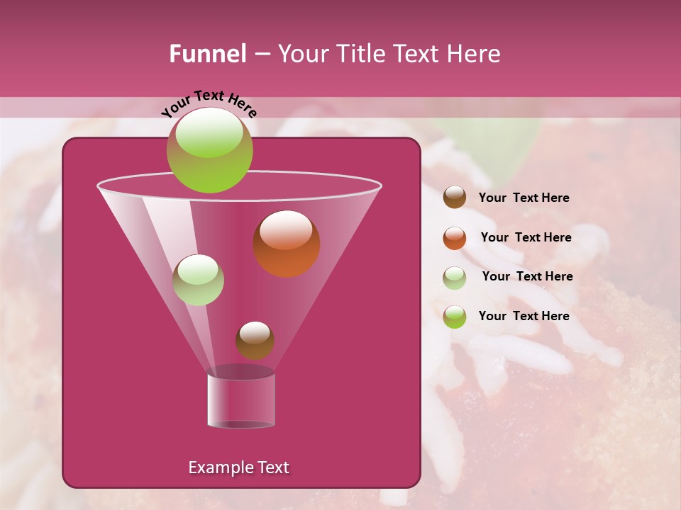 Meat In Batter PowerPoint Template