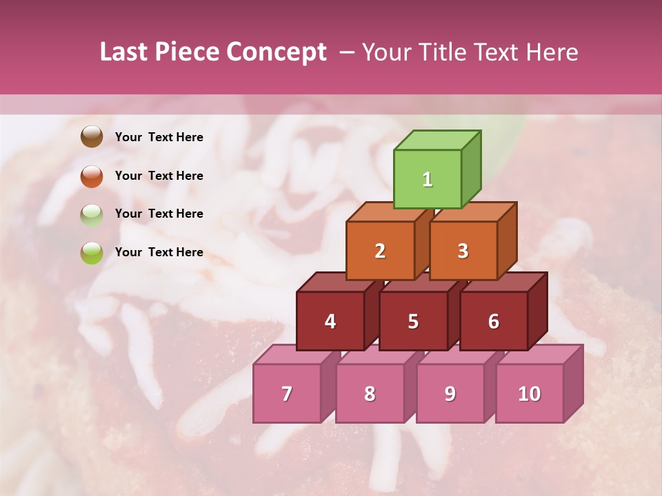 Meat In Batter PowerPoint Template