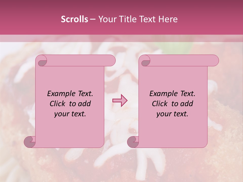 Meat In Batter PowerPoint Template