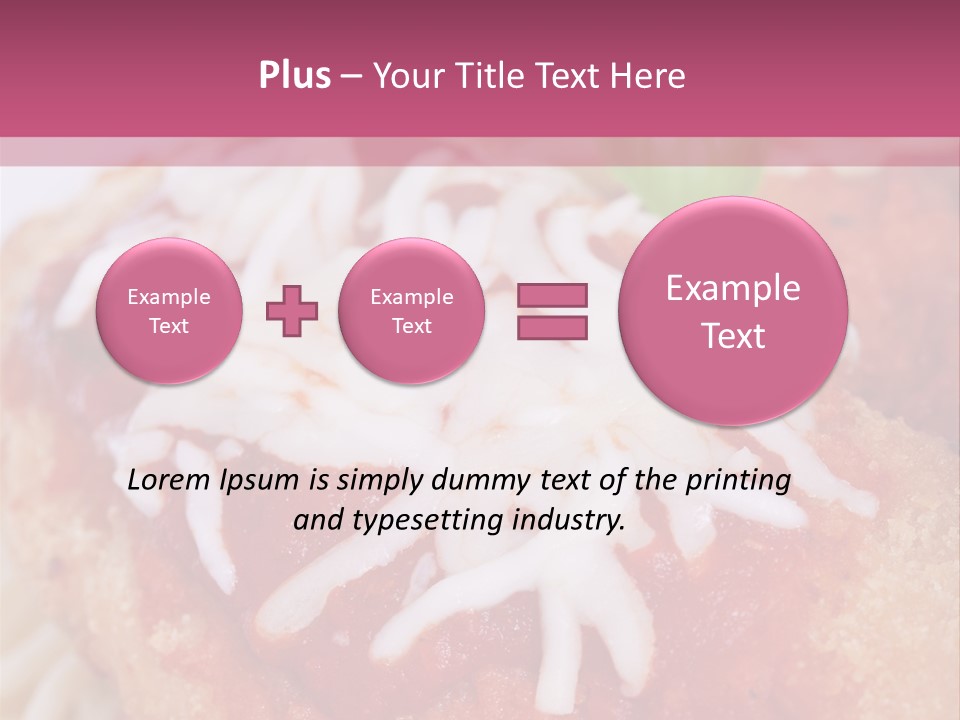 Meat In Batter PowerPoint Template