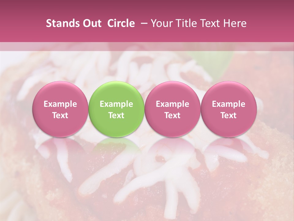 Meat In Batter PowerPoint Template