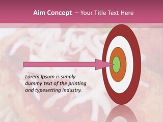Meat In Batter PowerPoint Template