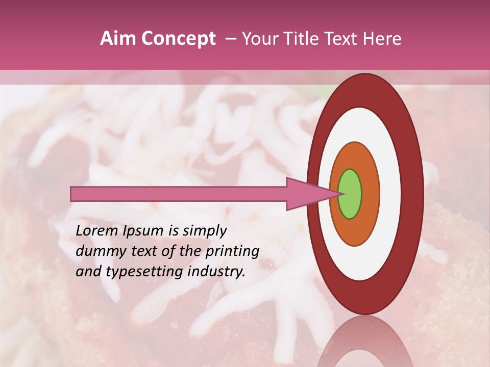 Meat In Batter PowerPoint Template
