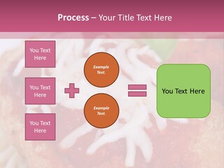 Meat In Batter PowerPoint Template