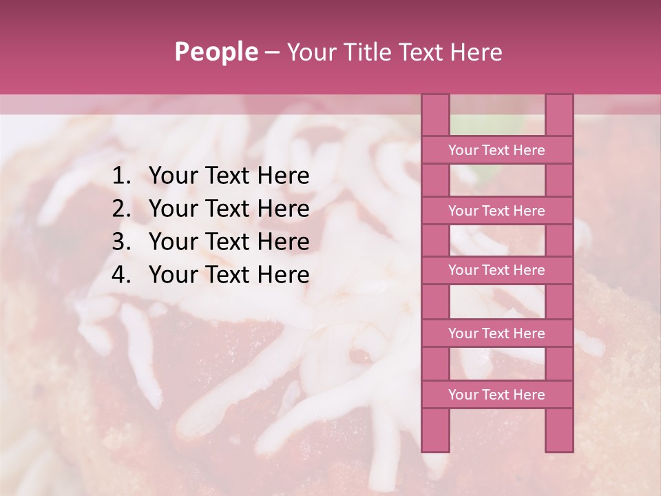 Meat In Batter PowerPoint Template