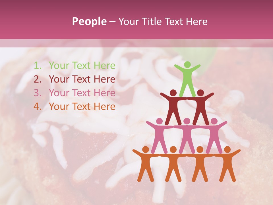 Meat In Batter PowerPoint Template