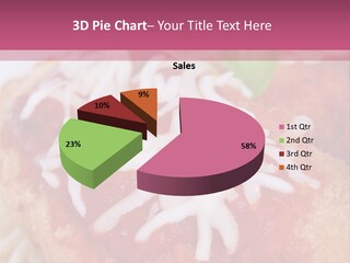 Meat In Batter PowerPoint Template