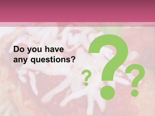 Meat In Batter PowerPoint Template