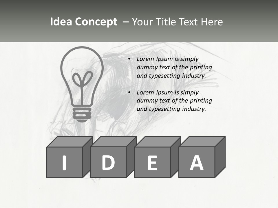 Hand Drawn In Pencil PowerPoint Template