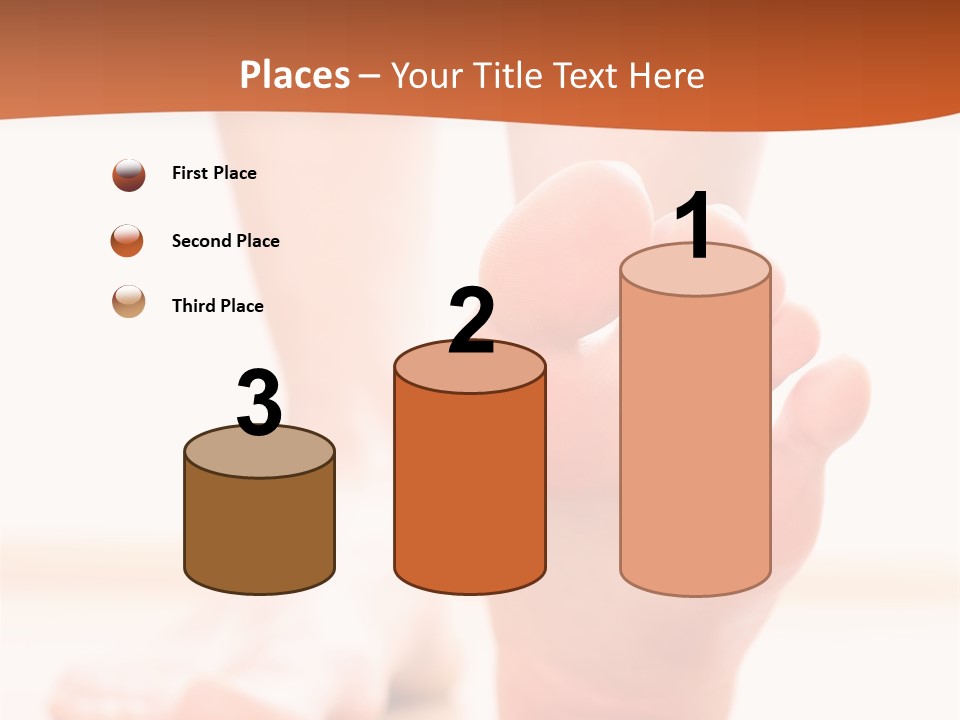 Foot Without Fungus PowerPoint Template