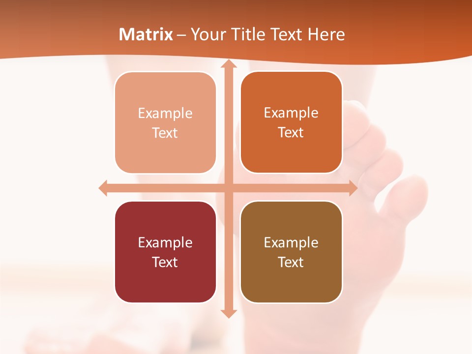 Foot Without Fungus PowerPoint Template