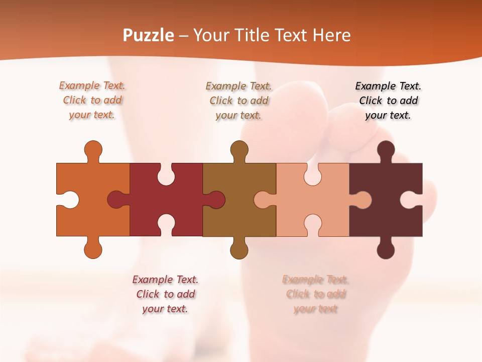 Foot Without Fungus PowerPoint Template