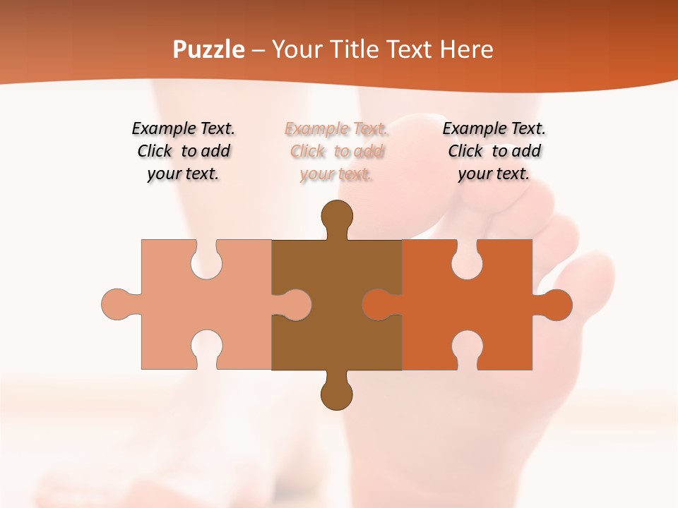 Foot Without Fungus PowerPoint Template