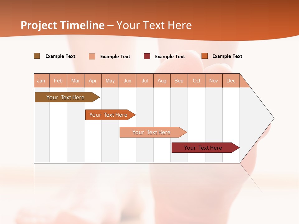Foot Without Fungus PowerPoint Template