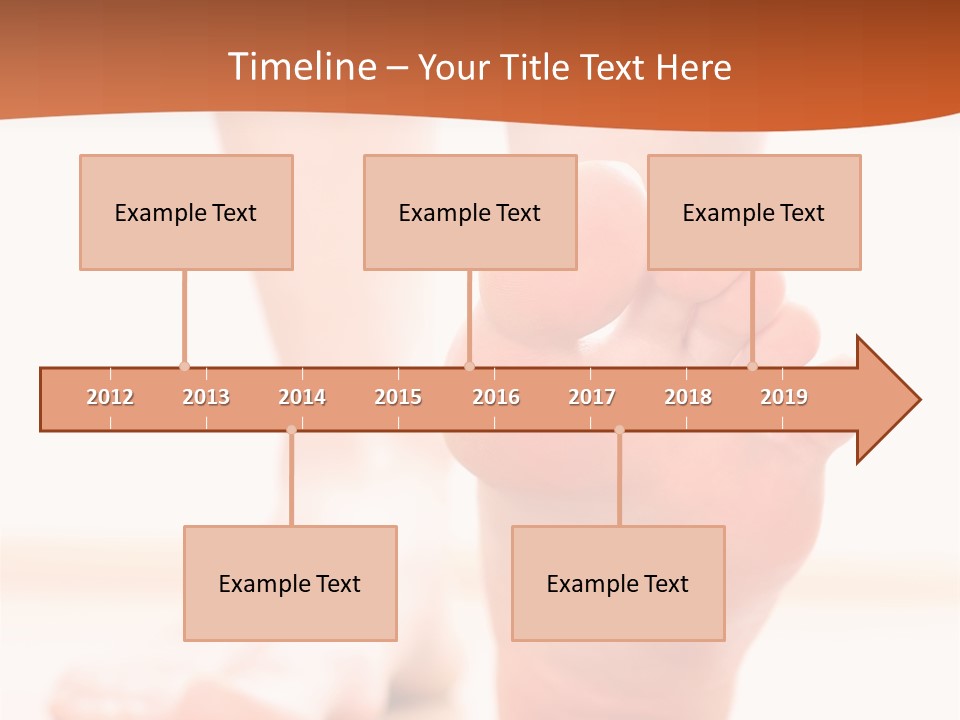 Foot Without Fungus PowerPoint Template