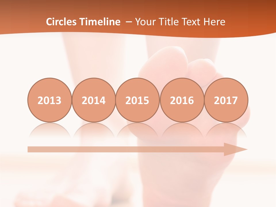 Foot Without Fungus PowerPoint Template