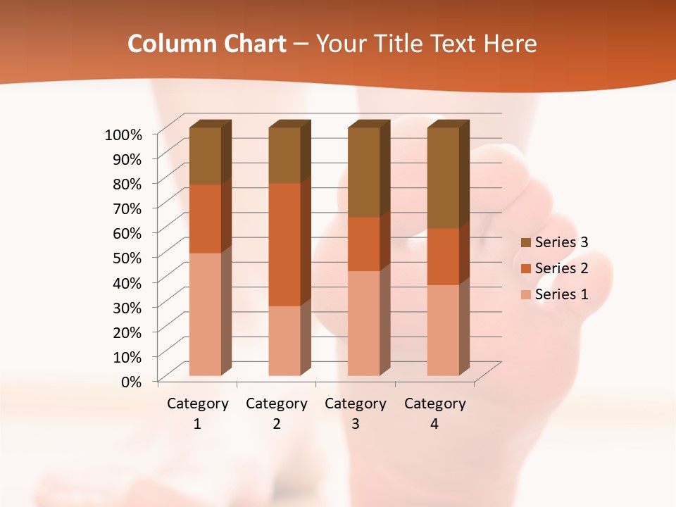Foot Without Fungus PowerPoint Template