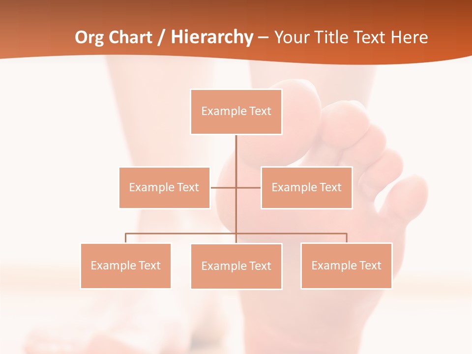 Foot Without Fungus PowerPoint Template