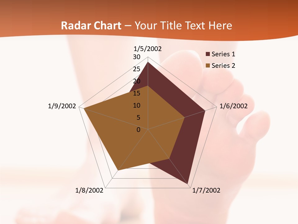 Foot Without Fungus PowerPoint Template