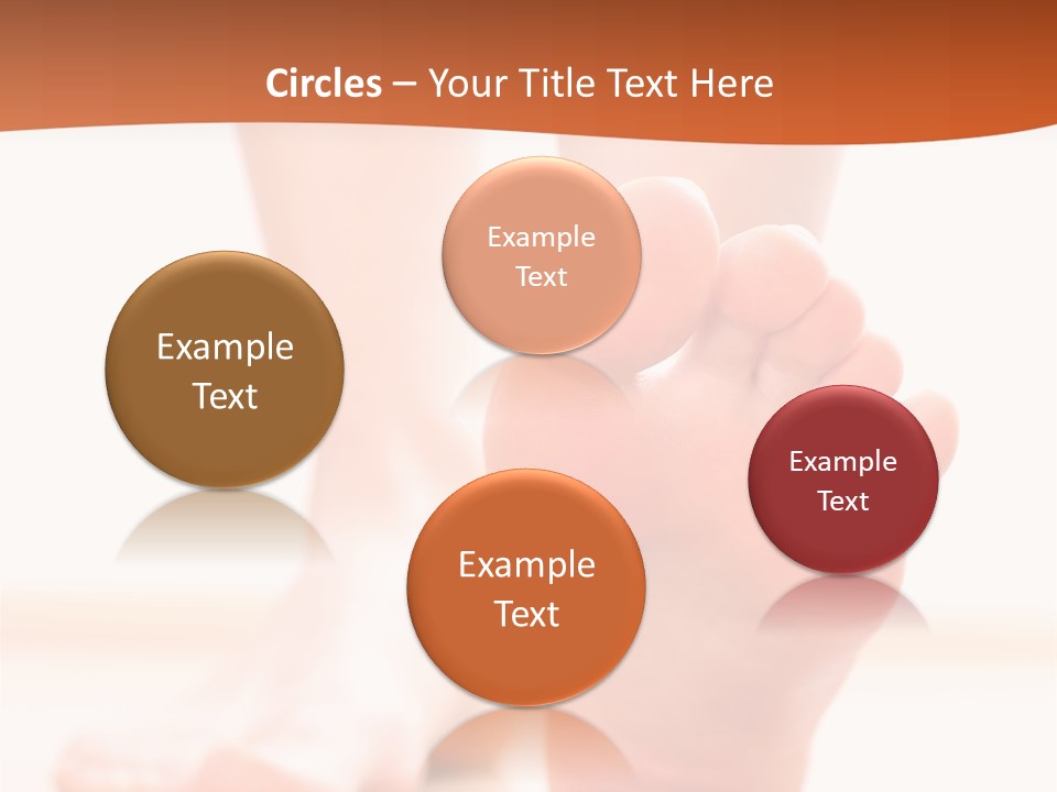 Foot Without Fungus PowerPoint Template