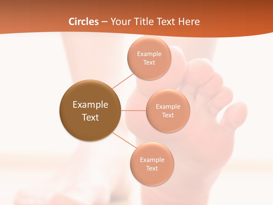 Foot Without Fungus PowerPoint Template