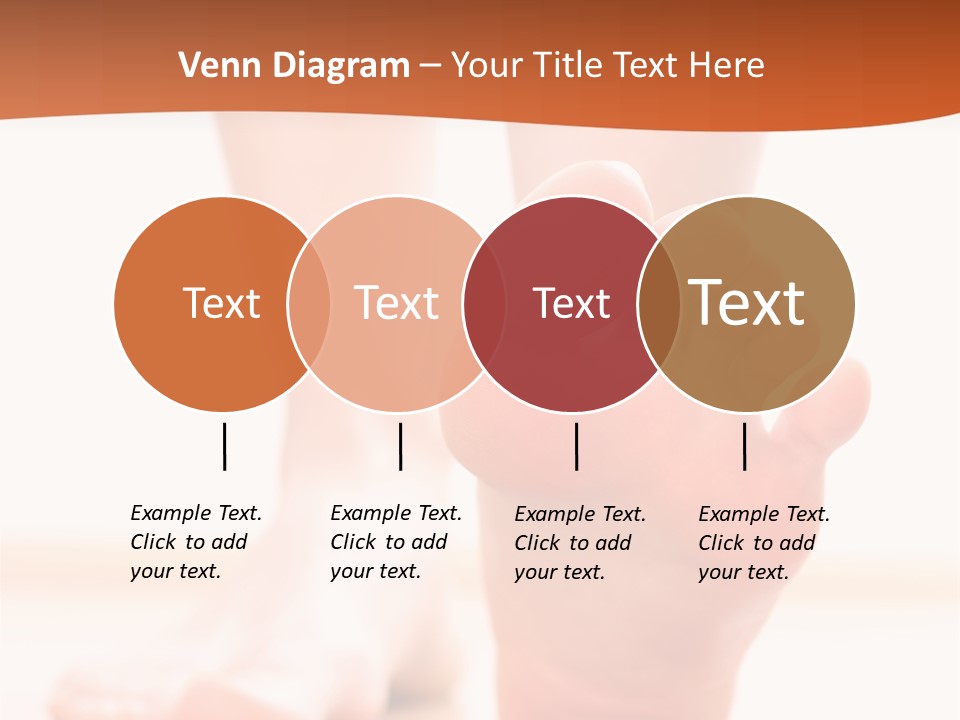Foot Without Fungus PowerPoint Template