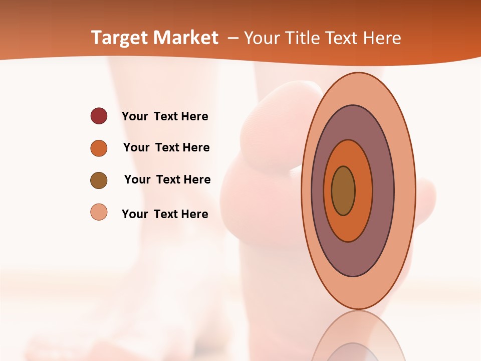 Foot Without Fungus PowerPoint Template